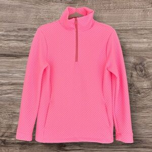 Dudley Stephens Pocomo Pullover Waffle Cotton Candy Pink XS NWT